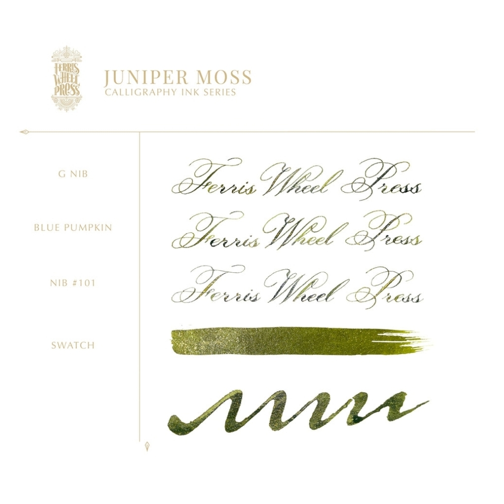 ⭐*NIB!* FWP | Juniper Moss 28ml Calligraphy Ink - Picture 3 of 3